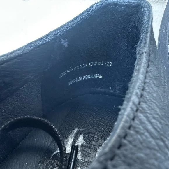 New Camper Brothers Polze Black Leather Shoes Size 37 - Picture 6 of 8